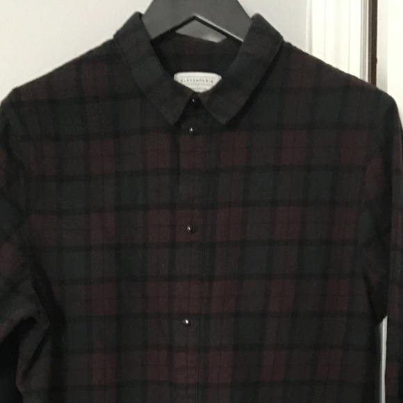 Elevenparis - men's plaid flannel - HOLIDAY SALE - Picture 2 of 5